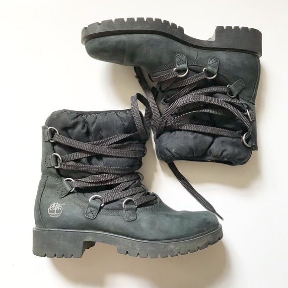 timberland sherpa lined boots
